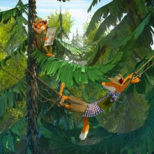 Rabbit School - I Guardiani dell'Uovo d'Oro: una scena del film animato