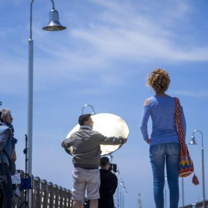 8 minuti: una foto dal set