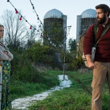 A Quiet Place - Un posto tranquillo: John Krasinski ed Emily Blunt in una scena del film