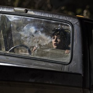 A Quiet Place - Un posto tranquillo: Noah Jupe in una scena del film