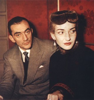 Maria by Callas: Maria Callas e Luchino Visconti in un'immagine tratta dal documentario