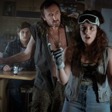 Ready Player One: Tye Sheridan, Ralph Nelson e Susan Lynch in una scena del film