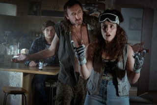 Ready Player One: Tye Sheridan, Ralph Nelson e Susan Lynch in una scena del film