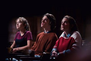 Succede: Matilde Passera, Matteo Giuggioli e Margherita Morchio in una scena del film