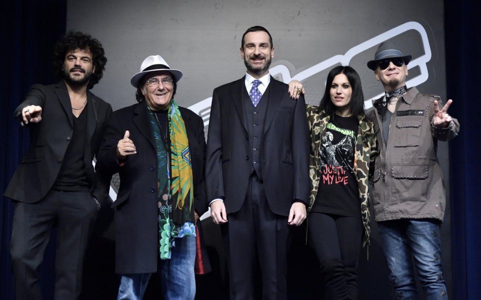 Albano, Francesco Renga, Costantino della Gherardesca, J-Ax e Cristina Scabbia per The Voice of Italy 2018