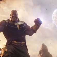 Avengers: Infinity War, una foto di Thanos