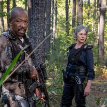 The Walking Dead: Lennie James e Melissa McBride in una foto di Still Gotta Mean Something