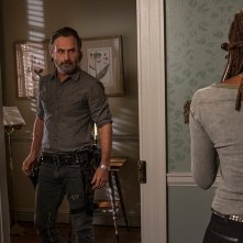 The Walking Dead: Andrew Lincoln e Danai Gurira in una foto di Still Gotta Mean Something