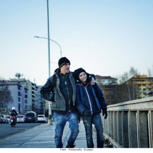 Io sono Tempesta: Elio Germano e Francesco Gheghi in una scena del film