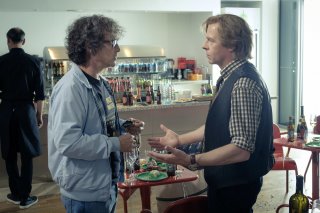 Ready Player One: Mark Rylance e Simon Pegg in una scena del film