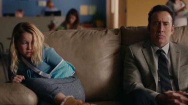 Talitha Bateman and Nicolas Cage in a scene from Revenge: A Love Story