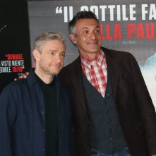 Martin Freeeman a Roma durante il photocall di Ghost Stories