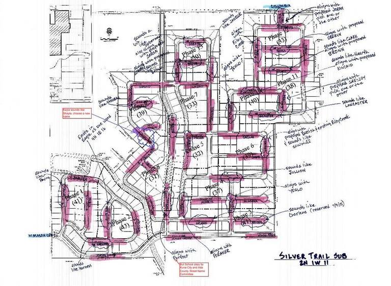 Il trono di spade: la mappa di Kuna, Idaho, con i nomi ispirati allo show