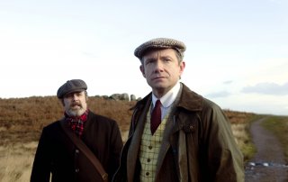 Ghost Stories: Martin Freeman e Andy Nyman in una scena del film