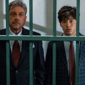 Il tuttofare: Sergio Castellitto e Guglielmo Poggi in un'immagine del film