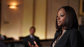 Le regole del delitto perfetto: Viola Davis in una foto del crossover con Scandal