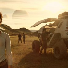 Lost in Space: Taylor Russell in una scena della prima stagione