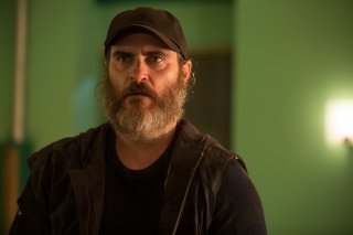You Were Never Really Here: Joaquin Phoenix in una scena del film