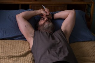 A Beautiful Day: Joaquin Phoenix in una scena del film