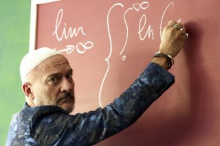 Arrivano i prof: Claudio Bisio in una scena del film