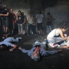 La banalità del crimine: un'immagine dal set del film