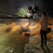 La banalità del crimine: una foto dal set