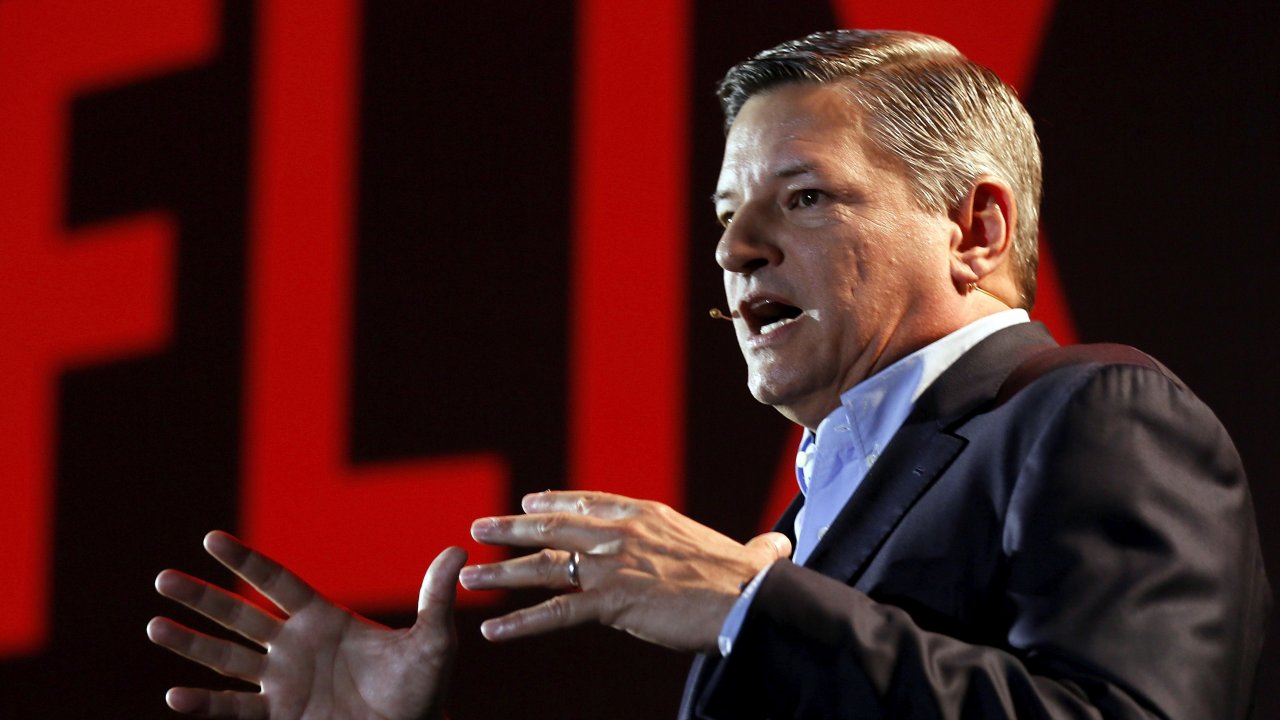 Il CEO di Netflix Ted Sarandos a un evento
