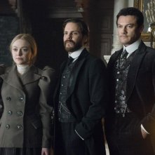 The Alienist: Daniel Bruhl, Dakota Fanning e Luke Evans in una foto di scena