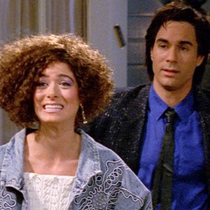 Will & Grace: Debra Messing ed Eric McCormack in una foto della serie