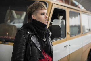 Hotel Gagarin: Katsiaryna Shulha in una scena del film