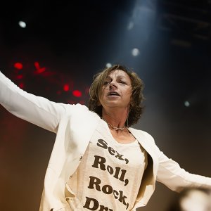Gianna Nannini durante un concerto