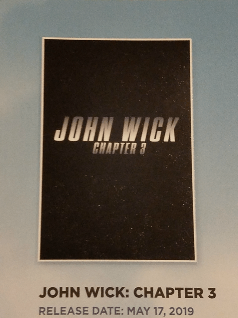 John Wick 3 - Parabellum, il teaser poster del film