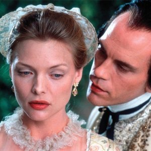 Le relazioni pericolose: Michelle Pfeiffer e John Malkovich in una scena del film