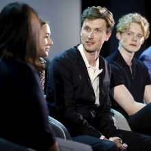 The Rain: Mikkel Boe Følsgaard con Lucas Lynggaard Tønnesen e il cast a Roma