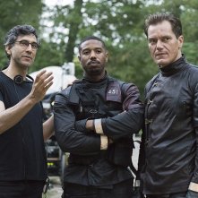 Fahrenheit 451: Michael B. Jordan e Michael Shannon in una scena del film