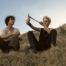 Lazzaro felice: Adriano Tardioli e Luca Chikovani in un momento del film