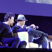 Comicon 2018: uno scatto di Frank Miller all'incontro con il pubblico