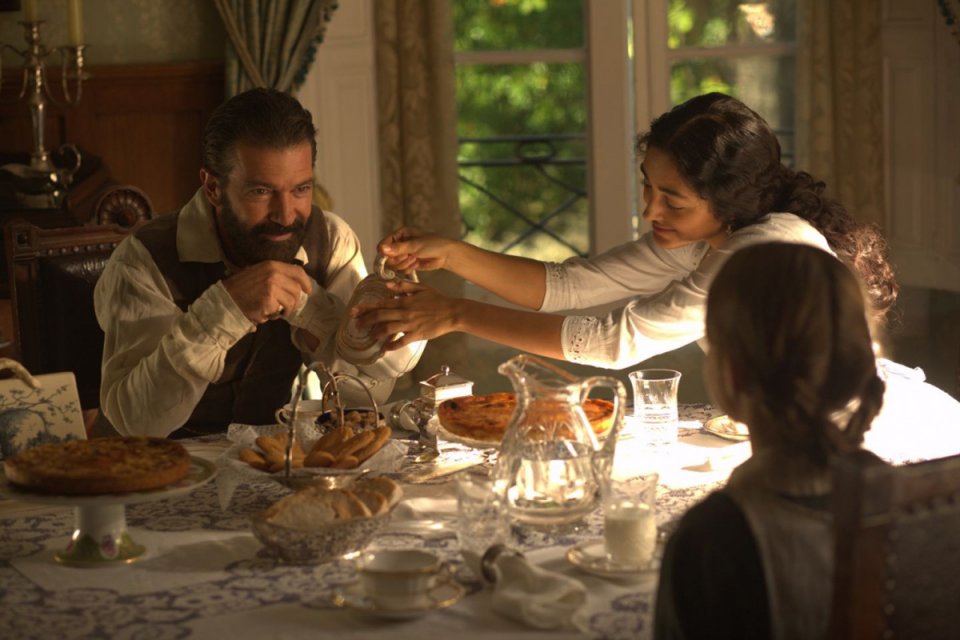 Antonio Banderas in una scena di Altamira