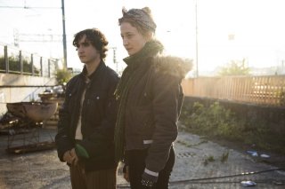 Lazzaro felice: Adriano Tardiolo e Alba Rohrwacher in una scena del film