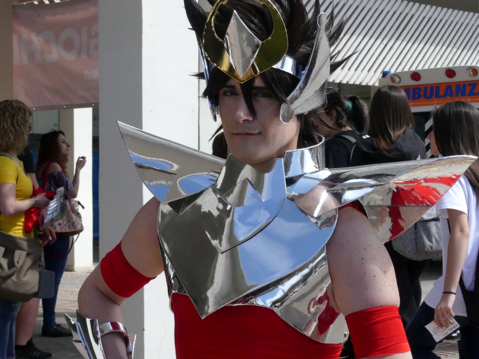 Comicon 2018: cosplay ispirato a I cavalieri dello zodiaco