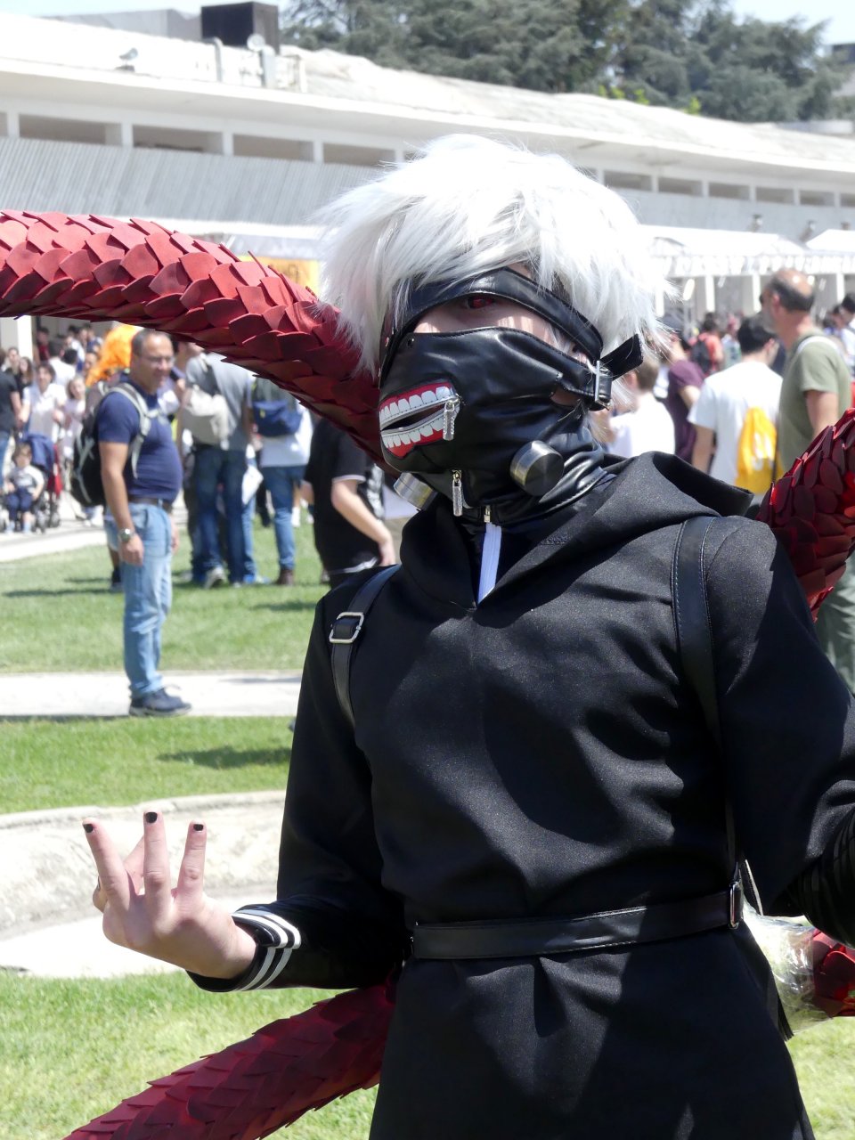 Comicon 2018: cosplay ispirato a Tokyo Ghoul