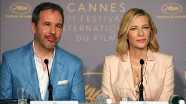 Cannes 2018: Cate Blanchett e Denis Villenueve durante la conferenza