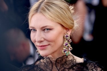 Cannes 2018: un primo piano di Cate Blanchett sul red carpet di apertura