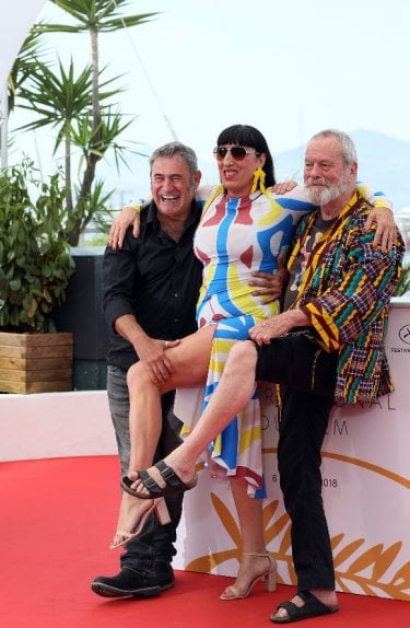 The Man Who Killed Don Quixote, Terry Gilliam scherza con Rossy De Palma e Sergi Lopez