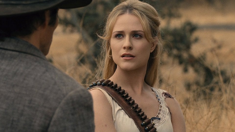 Westworld: Evan Rachel Wood in una scena dell'episodio Akane No Mai