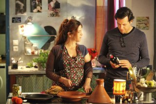 L'arte della fuga: Agnès Jaoui e Laurent Lafitte in una scena del film