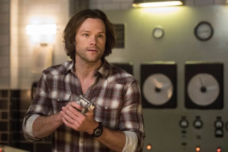Jared Padalecki in una scena di Supernatural