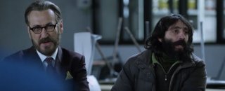 Marcello Fonte e Marco Giallini in "Io sono tempesta"