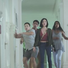 Obbligo o verità: Hayden Szeto, Lucy Hale, Sophia Taylor Ali e Tyler Posey in una scena del film