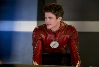 The Flash: Grant Gustin in una scena dell'episodio We Are the Flash